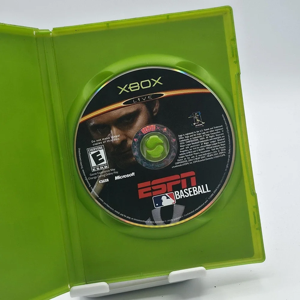 ESPN Baseball Microsoft Xbox Game Disc Only MLB MLBPA NTSC‎ Xbox Live Video Game